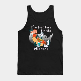 I'm Just Here For The Wieners Tank Top